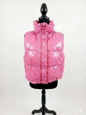 Forever 21 Hot Pink Quilted Vest